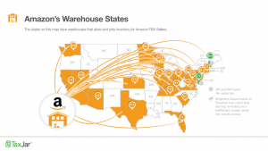 Amazon warehouse states August 2016